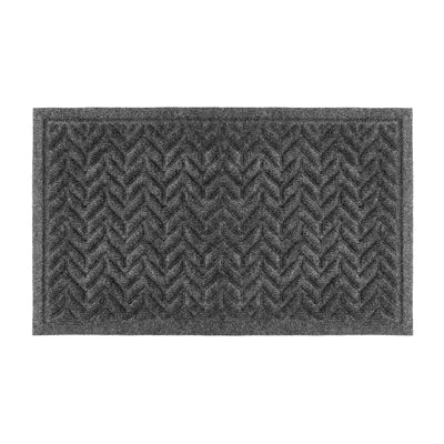 My Mat Eco-Rib Outdoor Herringbone Grey