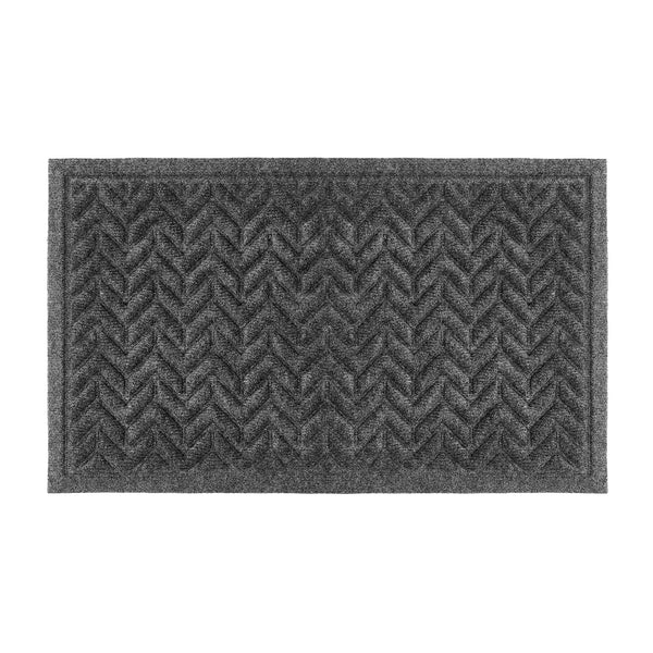 My Mat Eco-Rib Outdoor Herringbone Grey