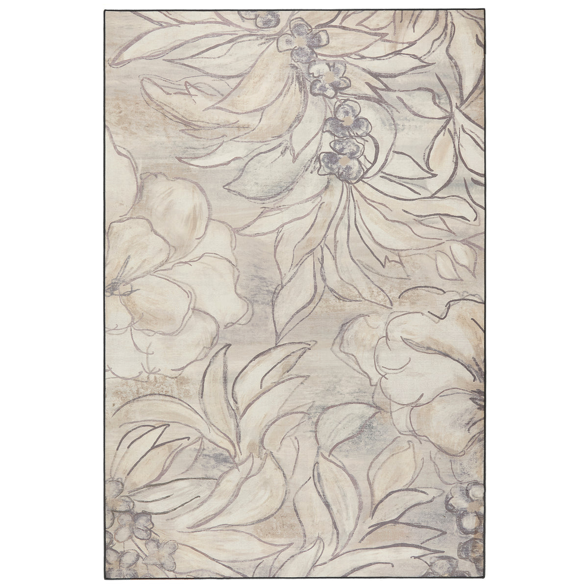Hug Rug Eco-Washable Art Floral