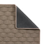 My Mat Sculptured Washable Basket Weave Mink