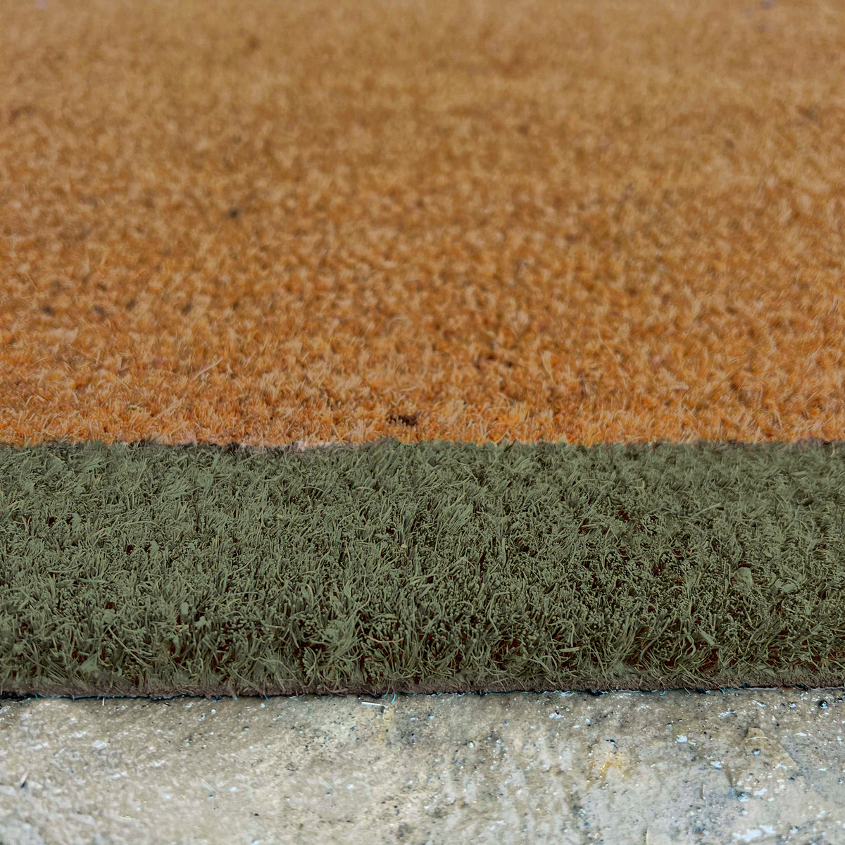 My Mat Printed Coir Border Green