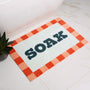 Dip & Drip Nylon Printed Bathroom Bright Soak Border