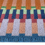 My Mat Printed Coir Bright Broken Stripe