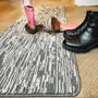 My Mat Stain Resistant Durable - Silver Broken Stripe