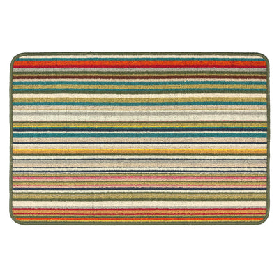 My Mat Stain Resistant Candy Multi Green Stripe
