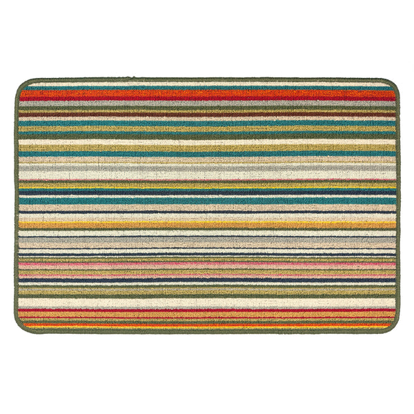 My Mat Stain Resistant Candy Multi Green Stripe