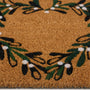 My Mat Printed Coir Mistletoe Heart