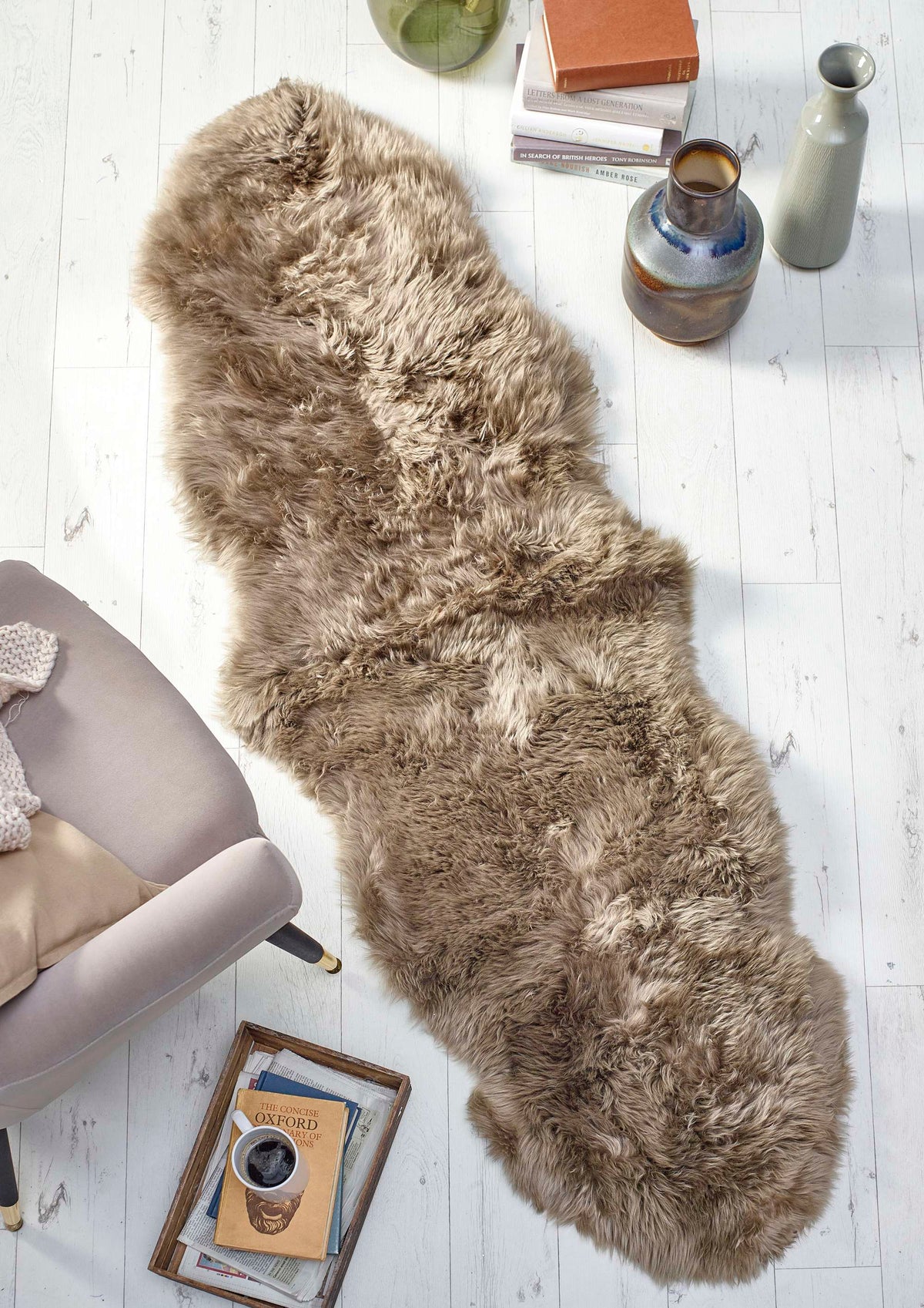 Origins Genuine Sheepskin Khaki