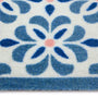 Dip & Drip Nylon Printed Bathroom Geo Blue Tile