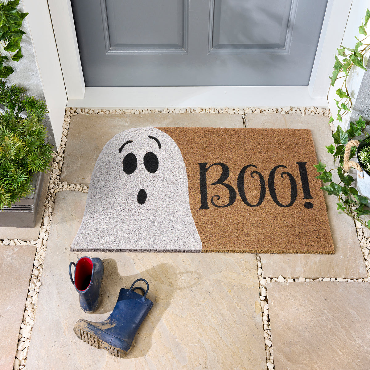 My Mat Printed Coir Boo!