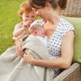 Hug Rug Woven Herringbone Throw Natural