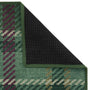 Hug Rug Eco-Washable Isla Plaid Emerald