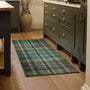 Hug Rug Eco-Washable Isla Plaid Emerald