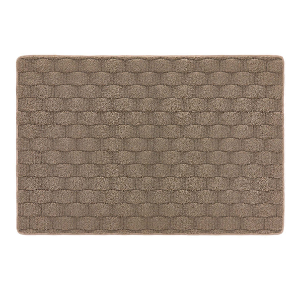 My Mat Sculptured Washable Basket Weave Mink