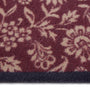 Hug Rug Paisley Floral Burgandy