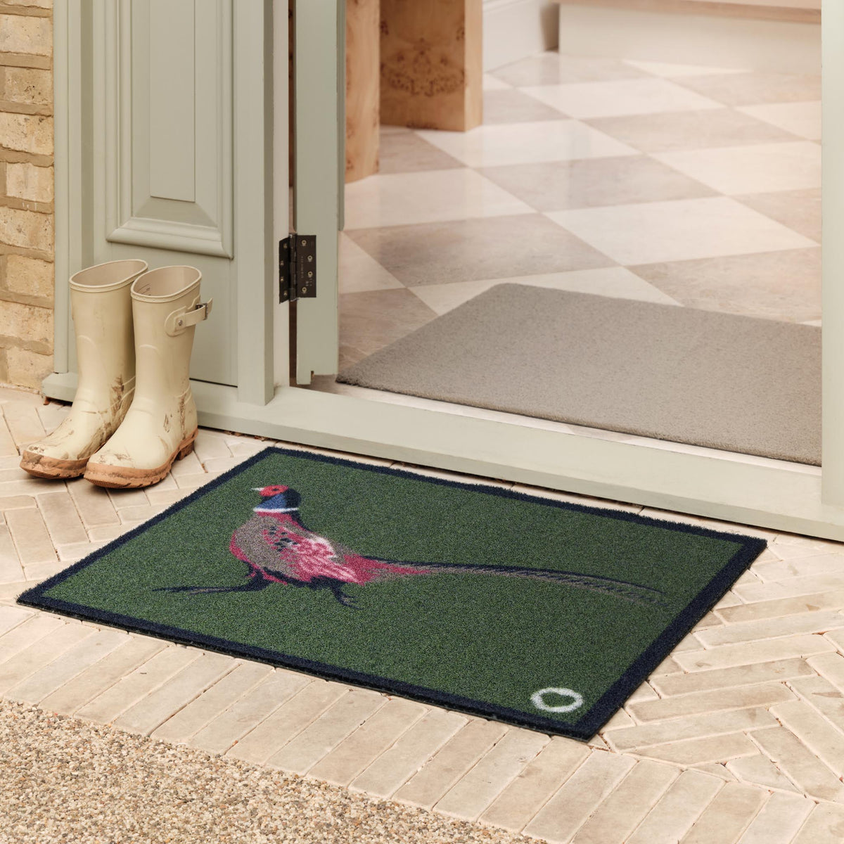Hug Rug Outdoor Pheasant Green 2