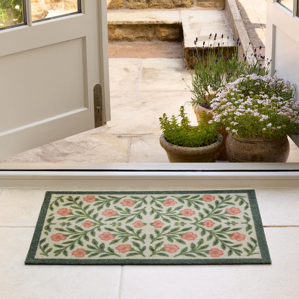 My Mat Nylon Indoor Pattern Pink Botanical