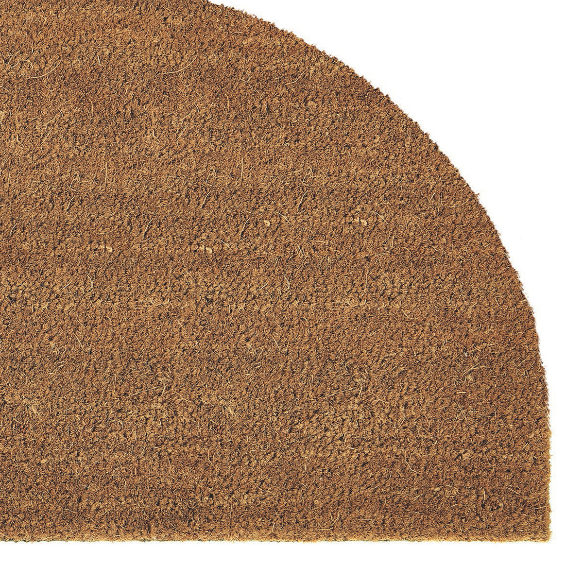 My Mat Plain Coir Half Moon