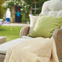 Hug Rug Woven Diamond Throw Gold
