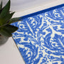 Dip & Drip Nylon Printed Bathroom Royal Blue Damask