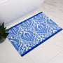 Dip & Drip Nylon Printed Bathroom Royal Blue Damask