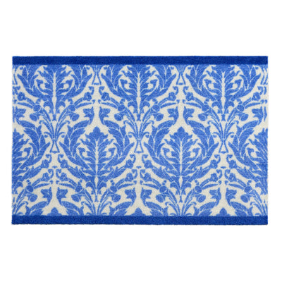 Dip & Drip Nylon Printed Bathroom Royal Blue Damask