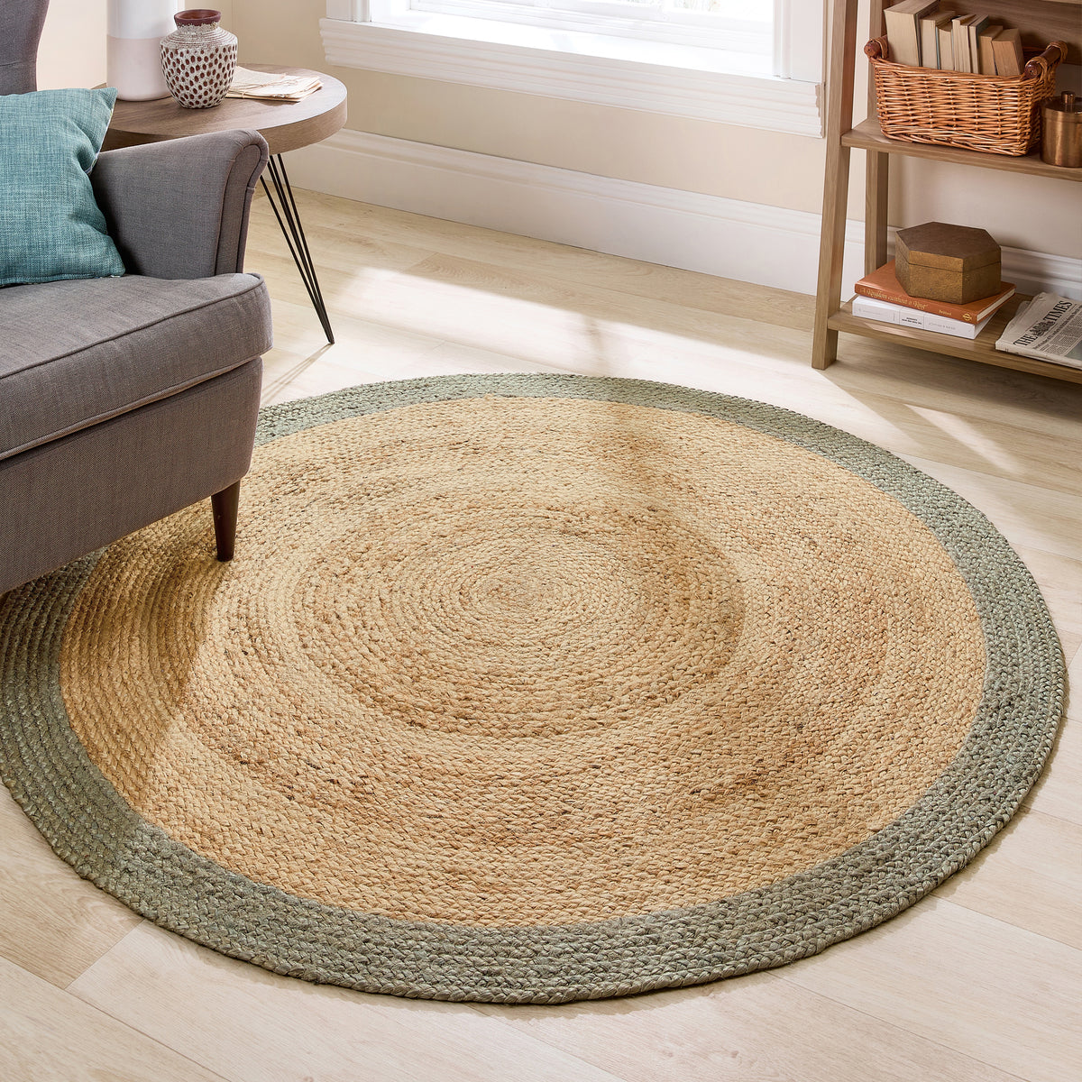 Origins Jute Border Sage Green