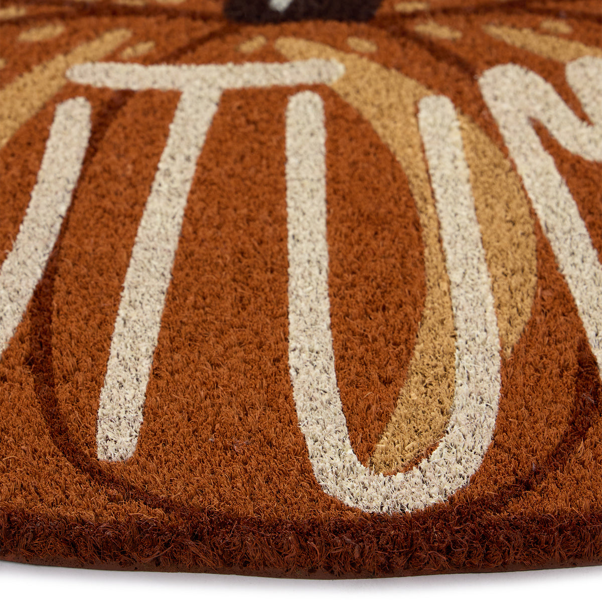 My Mat Printed Coir Shaped Autumn Pumpkin