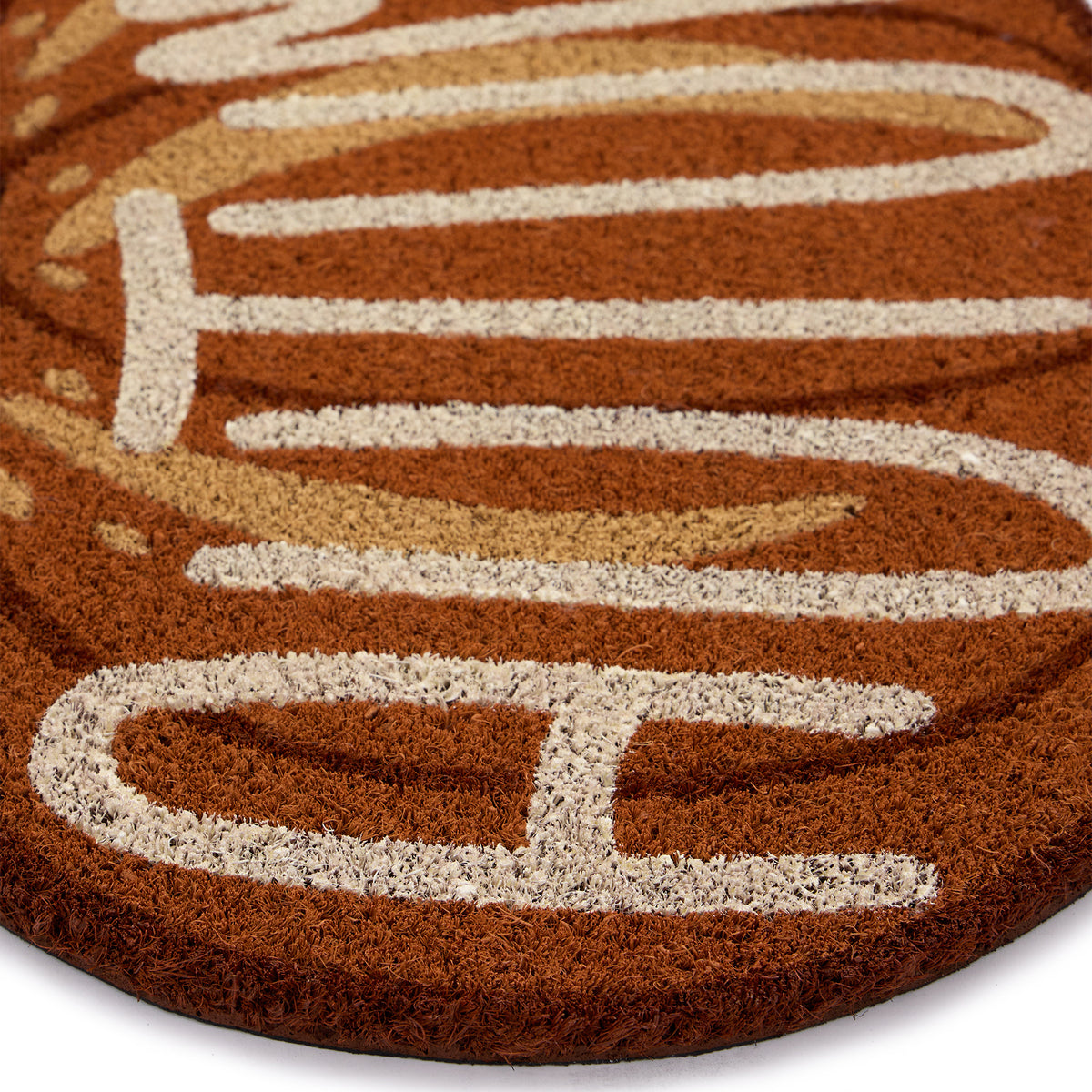 My Mat Printed Coir Shaped Autumn Pumpkin