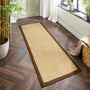 Origins Sisal Warm Natural with Dark Brown Border
