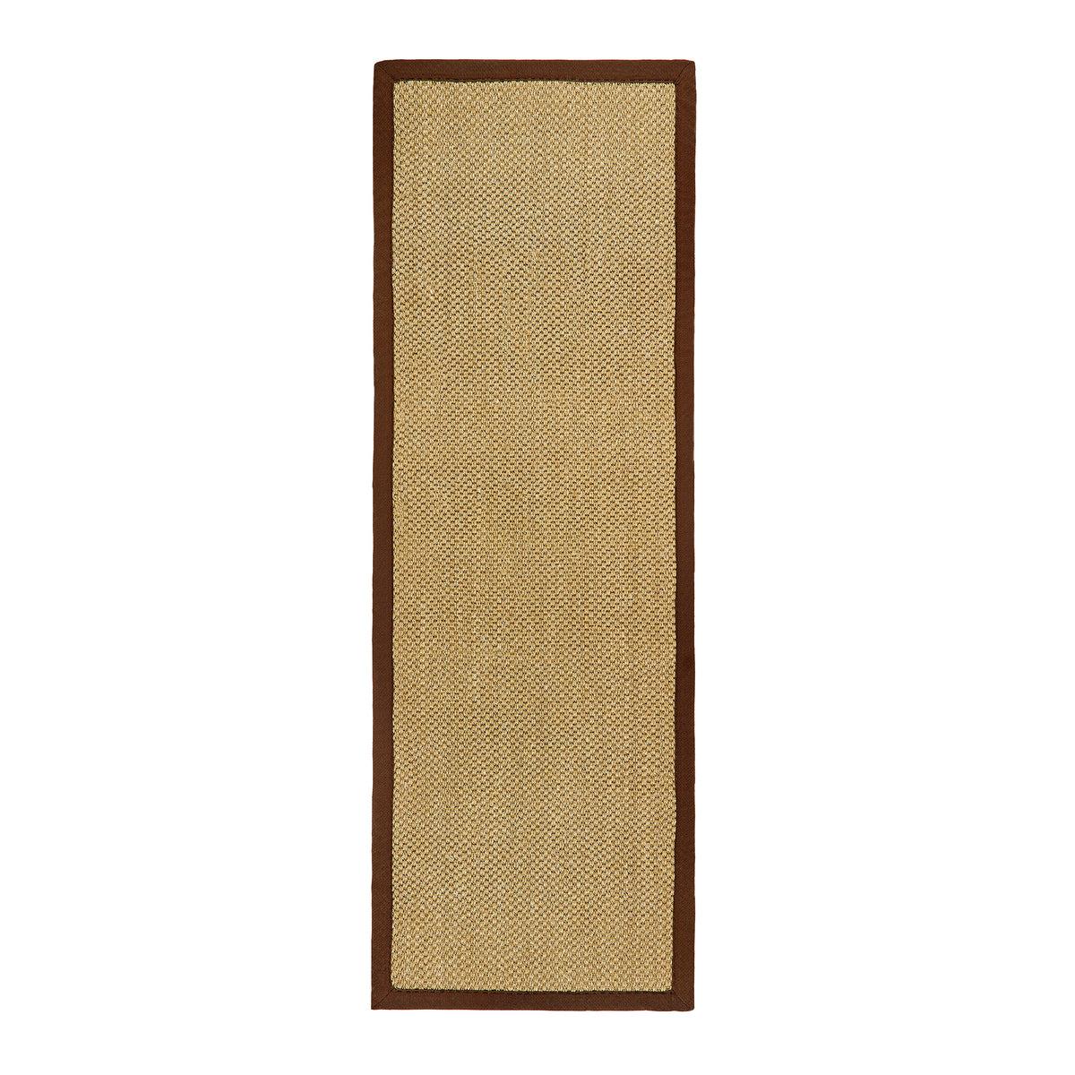 Origins Sisal Warm Natural with Dark Brown Border