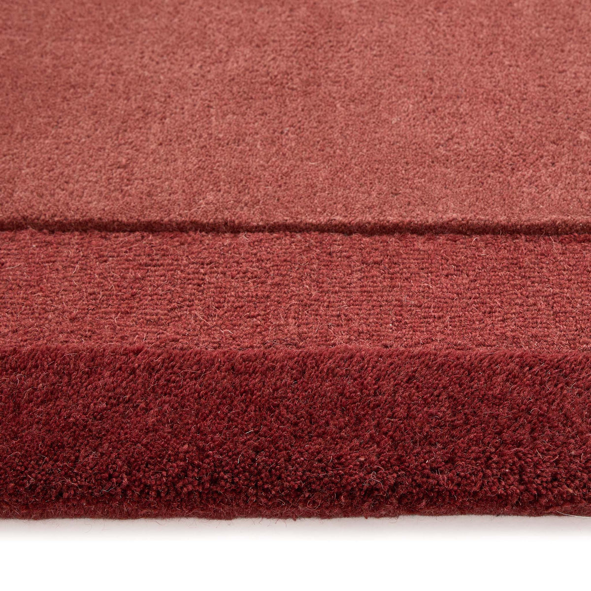 Origins Stacked Border Wine Red