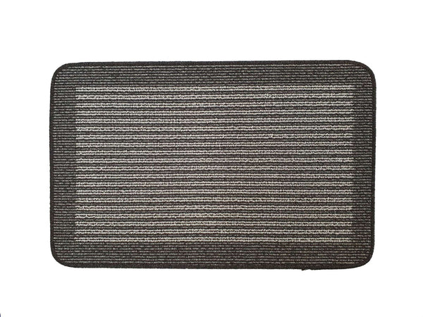 My Mat Stain Resistant Durable - Charcoal Stripe