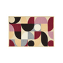 Floormatters Purple Geo Mat & Runner Set