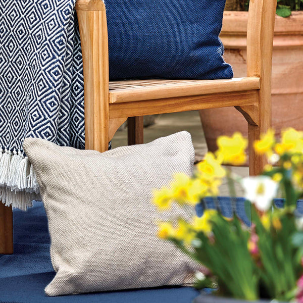 Hug Rug Woven Plain Cushion Natural