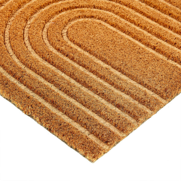 My Mat Embossed Coir Curve Doormat