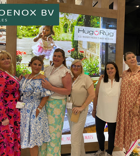 The Phoenox Textiles team at a trade show