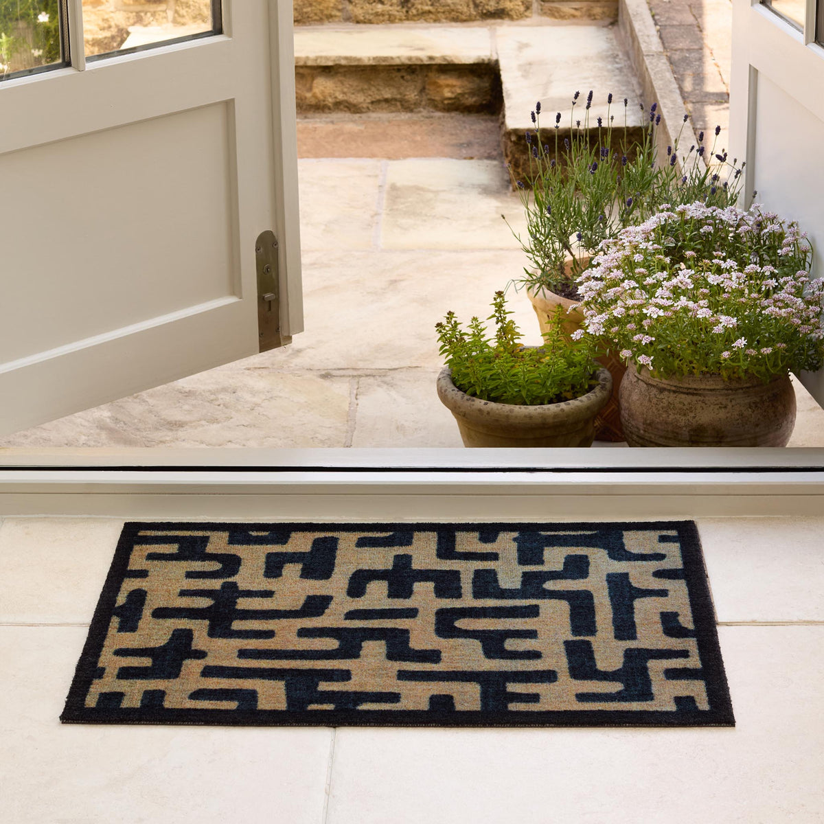My Mat Nylon Indoor Pattern Abstract Maze