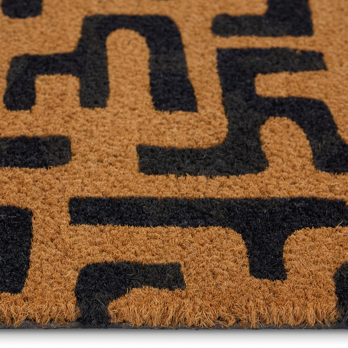 My Mat Printed Coir Abstract Maze
