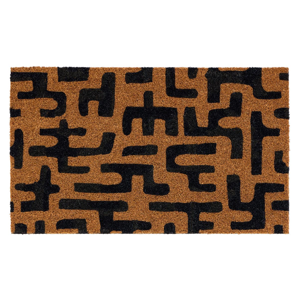 My Mat Printed Coir Abstract Maze
