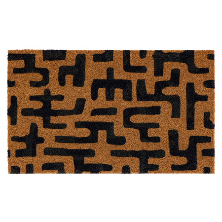 MadeNorth Printed Coir Abstract Maze