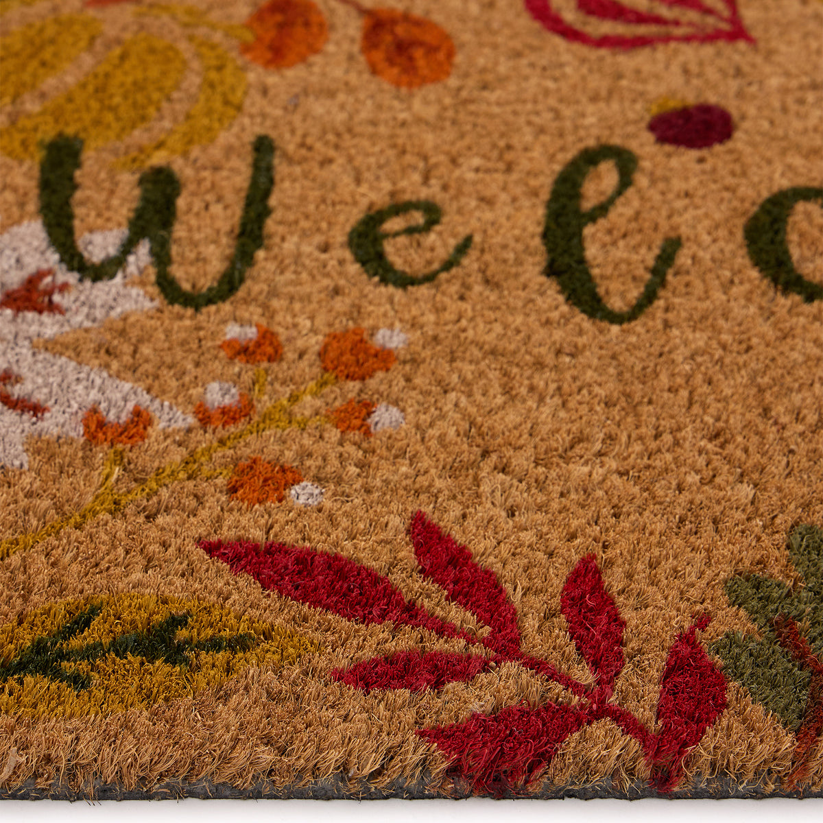 My Mat Printed Coir Autumnal Welcome