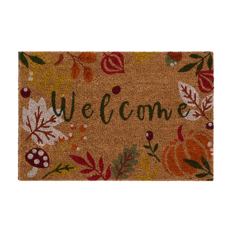 MadeNorth Printed Coir Autumnal Welcome