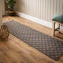 My Mat Sculptured Washable Basket Weave Mink