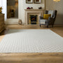 My Mat Sculptured Washable Basket Weave Ivory