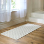 My Mat Sculptured Washable Basket Weave Ivory