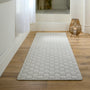 My Mat Sculptured Washable Basket Weave Ivory