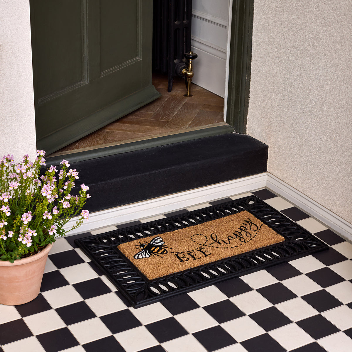 My Mat Coir Insert Bee Happy
