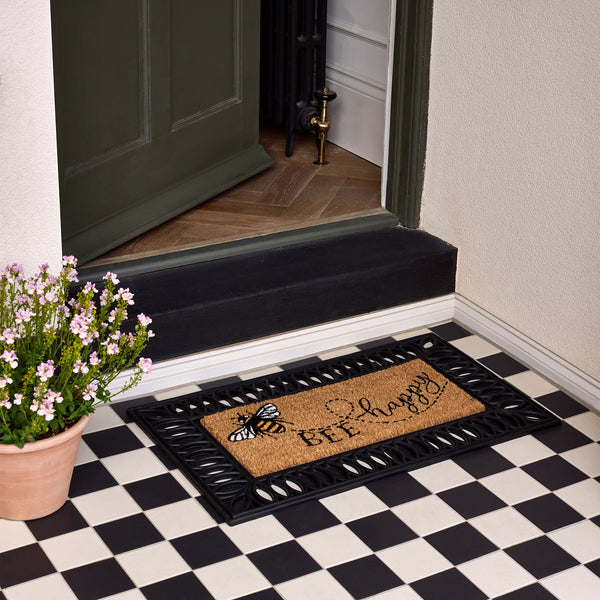 My Mat Coir Insert Bee Happy