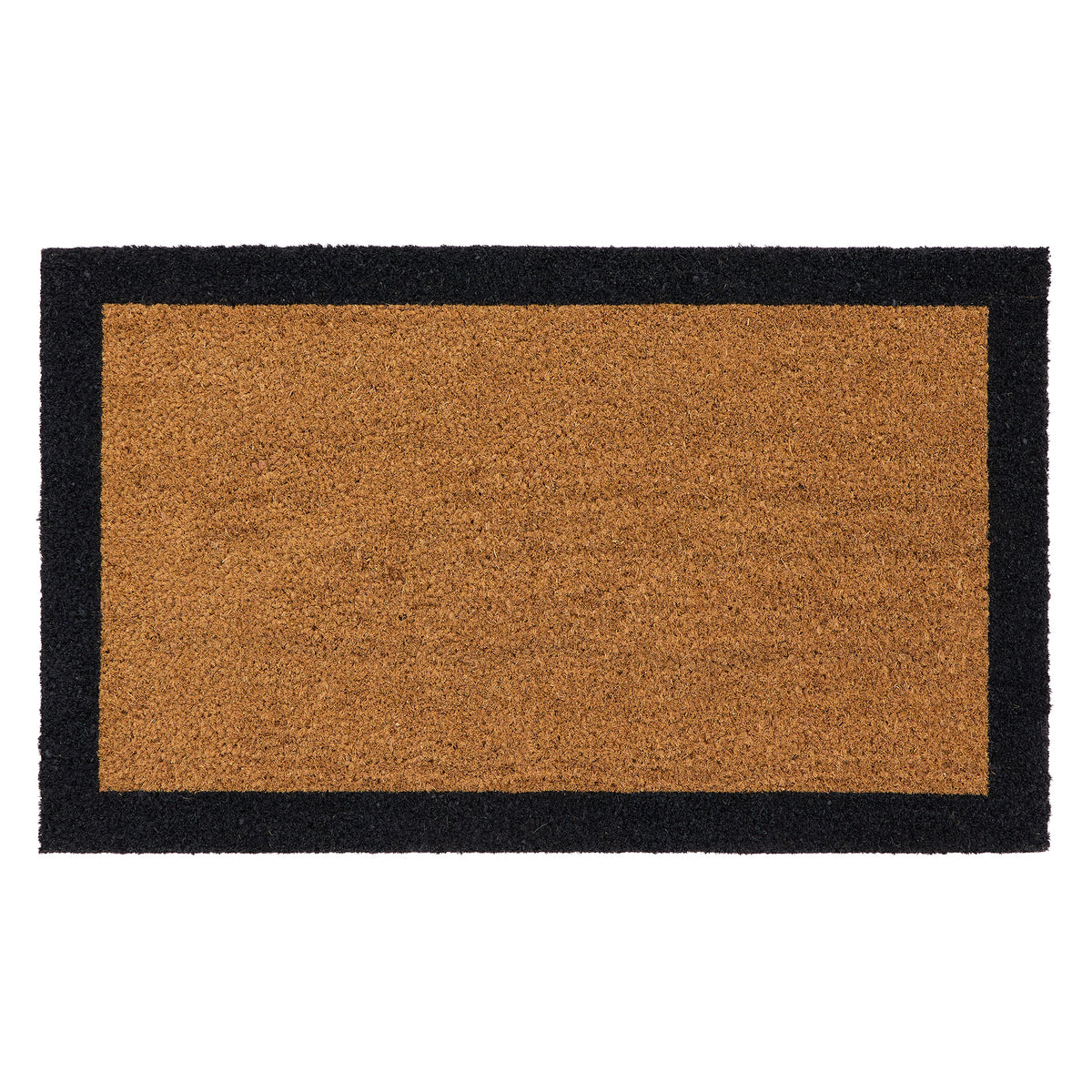 My Mat Printed Coir Border Black